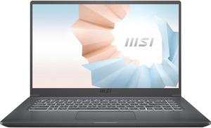 MSI Modern Laptop, 15.6" IPS FHD Display, Intel Core i5-1155G7 Upto 4.5GHz, 16GB RAM, 512GB NVMe SSD, HDMI, Card Reader, Wi-Fi, Bluetooth, Windows 10 Pro