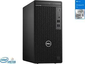 Dell OptiPlex 3080 Desktop, Intel Core i5-10505 Upto 4.6GHz, 16GB RAM, 512GB SSD, HDMI, DisplayPort, Wi-Fi, Bluetooth, Windows 10 Pro