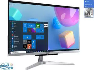 Acer Aspire C24 All-in-One, 23.8" FHD Display, Intel Core i3-1005G1 Upto 3.4GHz, 8GB RAM, 512GB NVMe SSD, HDMI, Wi-Fi, Bluetooth, Windows 10 Pro