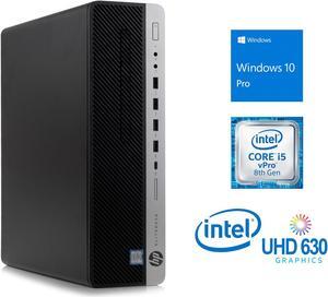 HP EliteDesk 800 G4 Desktop, Intel Core i5-8500 Upto 4.1GHz, 8GB RAM, 256GB SSD, DVDRW, VGA, DisplayPort, Wi-Fi, Bluetooth, Windows 10 Pro