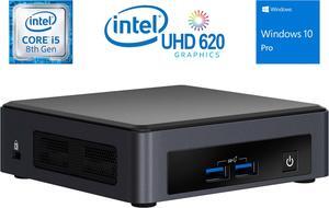 Intel NUC8V5PNK Mini PC, Intel Core i5-8365U Upto 4.1GHz, 8GB RAM, 256GB NVMe SSD, HDMI, Thunderbolt, Wi-Fi, Bluetooth, Windows 10 Pro