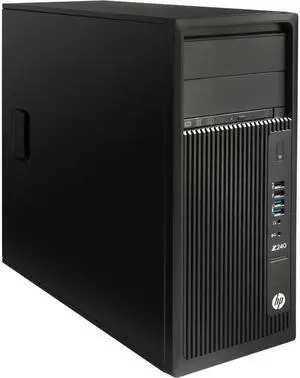 HP Z240 Series Tower Workstation, Intel Quad-Core i7-6700 Upto 4.0GHz, 16GB DDR4, 512GB SSD Plus 1TB HDD, DVD-RW, Display Port, DVI, USB, Wifi, Bluetooth, Windows 10 Professional 64Bit