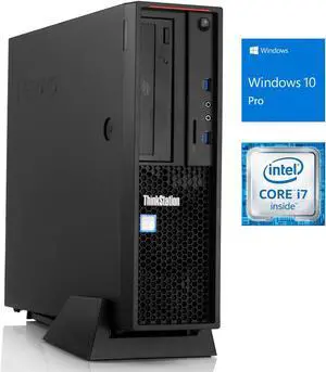 Lenovo ThinkStation P320 Small Form Desktop PC, Intel Core i7-6700 3.4GHz, 16GB RAM, 1TB SSD, DVD-RW, Windows 10 Pro