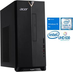 Acer Aspire TC-885 Desktop, Intel 6-Core i5-8400 Upto 4GHz, 8GB RAM, 512GB SSD, DVDRW, HDMI, VGA, Card Reader, Wi-Fi, Bluetooth, Windows 10 Pro