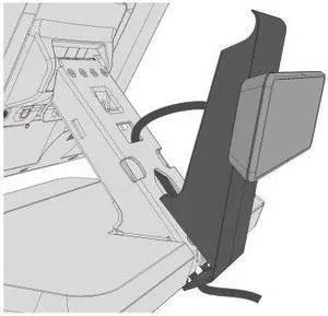 Ncr 2x20 Customer Display Powered USB With Stand Mount Bracket 7613-K450