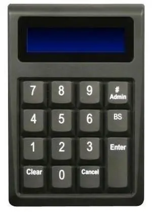 ID Tech Securekey 15-Key Pos Keyboard Black IDKE-504800BM