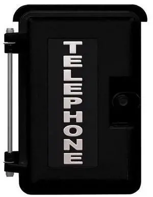 Viking HEAVY-DUTY Black Plastic Outdoor Enclosure VE-9X12B-1P