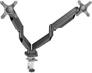 Uline Adjust Dual Desktop Monitor Mount For 17-30" Monitors H-7621