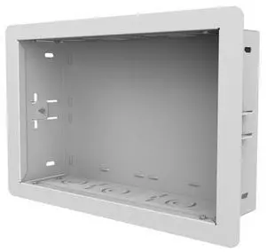 Peerless-AV 14X9" In-Wall Box For Recessed Power AV Components IB14X9-AC-W