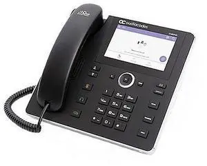Audiocodes C455HD VoIP Phone With Caller ID Black TEAMS-C455HD