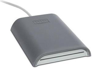 HID R54220301 Omnikey 5422 Dual Interface Contact and Contactless Smart Card Reader, 13.56MHz, USB 2.0 - Gray