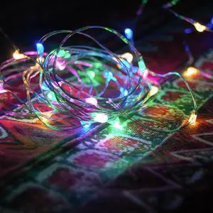 Fuji Labs Remote Controlled 100 Mini LED 10-Meter 6 stranded Multi-Color Multi-Mode Battery Powered String Light Fuji Labs Remote Controlled 100 Mini LED 10-Meter 6 stranded Multi-Color Multi-Mode Battery Powered String Light