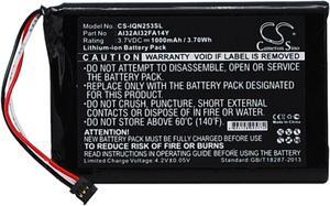 1000mAh Battery for Garmin Nuvi 2539LM, 2559LM, 2589LMT, 2599LMT; AI32AI32FA14Y