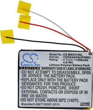1300mah battery for MODECOM MX3 HD p/n 1ICP4/44/54(3PIN60