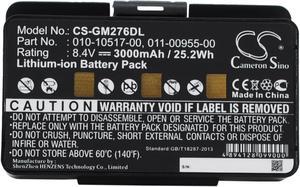 "3000mAh battery for Garmin GPSMAP 276 GPSMAP 276c GPSMAP 296
