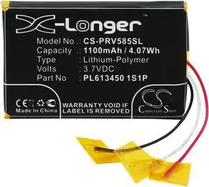 1100mAh battery for Prestigio GeoVision 5850HDDVR,PL613450 1S1P