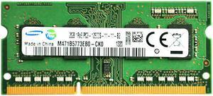 Samsung M471B5674QH0-YK0 2 GB PC3-12800 DDR3-1600 MHz Memory Module - CL11 - 204-Pin - SO-DIMM - Non-ECC