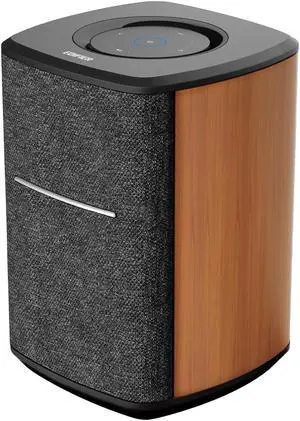 Edifier Wifi Smart Speaker without Microphone, works with Alexa, supports AirPlay 2, Spotify Connect, 40W RMS One-Piece Wi-Fi and Bluetooth Sound System, No Mic, MS50A(Certified Refurbished)
