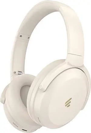 Edifier WH700NB Pro Wireless Over-Ear Headphones with Active Noise Cancellation, Hi-Res Audio, Bluetooth V5.4, Multi-Point Connection, Al Clear Calls, Fast Charging, Foldable - Ivory