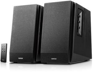 Edifier R1700BT Bluetooth Bookshelf Speakers - Active Near-field Studio Monitors - Powered Speakers 2.0 Setup Black Enclosure - 66w RMS