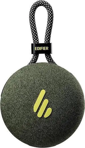 Edifier MP100 Plus Portable Bluetooth Speaker, Lightweight Travel Speakers with IPX7 Waterproof, Smart 5.3, Clear Microphone, USB-C, Wireless Loudspeaker for Outdoor Party Beach Camping - Forest Green