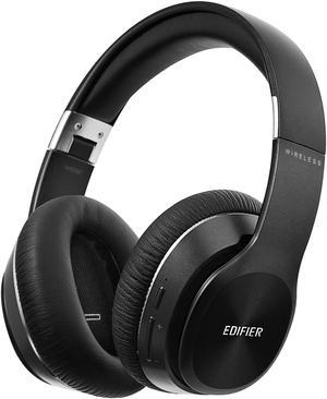 Edifier W820BT Bluetooth Headphones - Foldable Wireless Headphone with 80-hour Long Battery Life - Black