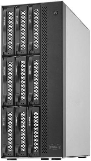 TERRAMASTER T9-450 9Bay NAS DiskStation - High Speed Network Attached Storage with Atom C3558R Quad-core CPU, 8GB DDR4 Memory, Dual SFP+ 10GbE Interfaces, Dual 2.5GbE Ports, NAS Server (Diskless)
