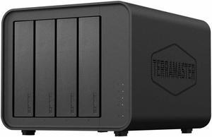 TERRAMASTER F4-424 Pro NAS Storage - 4Bay Core i3-N305 8-Core 8-Thread CPU, 32GB DDR5 RAM, 2.5GbE Port x 2, Network Attached Storage Peak Performance for Business (Diskless)