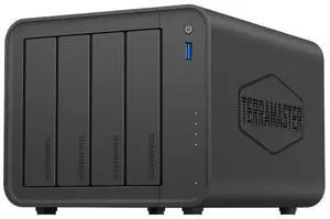 TERRAMASTER F4-425 4-Bay NAS Storage  Intel x86 Quad-Core CPU, 4GB RAM, 2.5GbE LAN, Network Attached Storage Multimedia Server for Home Users (Diskless)