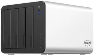 TERRAMASTER 2/4 Bay NAS Storage - Intel N150 Quad-Core CPU, 8/16GB RAM, 5GbE LAN x 2, Network Attached Storage (Diskless) (4Bay, F4-425 Plus)