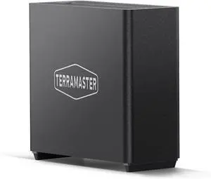 TERRAMASTER D4 SSD NVMe Enclosure - 4bay USB4 40Gbps Type-C, USB Storage Supports 4 x M.2 NVMe 2280 SSDs, Mobile App for Data Backup Included (Diskless)