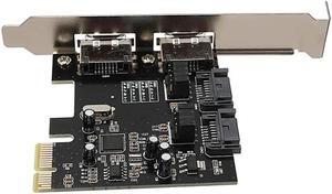 1pc PCI-E Express to SATA3.0 6Gb/s eSATA SATA III Riser Card IPFS Expansion Bracket