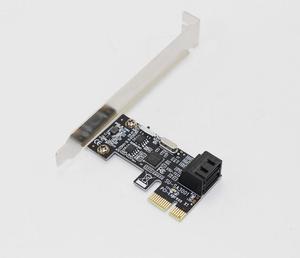 PCI Express to 2 Ports SATA 3.0 Card 6Gbps SATA Card PCI-E SATA PCIE SSD Adapter Low Bracket Computer Components IPFS HDD Mining