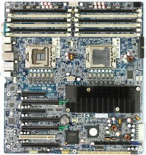 HP Z800 Workstation Motherboard 2x LGA1366 460838-003 591182-001
