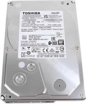 Dell Toshiba 2TB DT01ACA200 7200 RPM 64MB Cache SATA 6.0Gb/s 3.5" 6HFW3