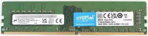 Micron Crucial 16GB MTA16ATF2G64AZ-3G2E1 CT16G4D832A PC4-3200AA UDIMM 1.2V