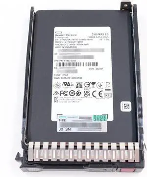 HP Micron 1.92TB MTFDDAK1T9TDT SATA SSD Hot-Swap P19934-003 P18479-001 P18436-B21