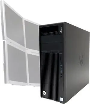 HP Z440 Workstation 4x4K Multi Monitors CPU 3.0GHz RAM 32GB SSD 512GB Win10 P600