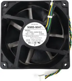HP XW8200 System Fan 4715KL-04W-B46 12v DC 0.9A 120mm 4-Pin 4-Wire 356106-002 356106-003