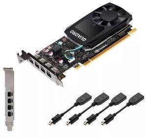 PNY nVIDIA Quadro P620 VCQP620v2 2GB GDDR5 PCI-E x16 4 X Mini DP 900-5G212-2540-000