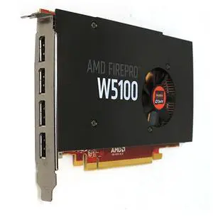 AMD FirePro W5100 4GB 128-bit GDDR5 PCI Express 3.0 x16 4K Workstation Video Card AMD FirePro W5100 4GB 128-bit GDDR5 PCI Express 3.0 x16 4K Workstation Video Card