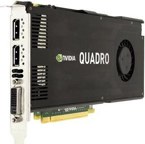 Nvidia Quadro K4000 3GB GDDR5 PCIe 2.0 x16 Dual DisplayPort DVI-I Graphics Card