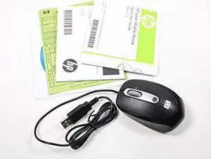 Genuine HP Compaq BZ023AA USB Mobile Laser Mouse Black 634652-001 498105-001