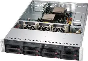 Rackmount Server Supermicro SC825TQ-R740WB RM 2U SAS, with 2 x PSU PWS-741P-1R CSE-825TQ-R740WB