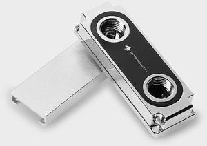 Barrowch 2280/22110 M.2 SSD Water Block - Brass | Nickel-Plated (FBM2280-PA-Silver)