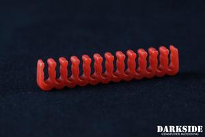 Darkside 24-pin Open-Closed Cable Management Comb – Red (DS-1049)