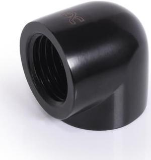 Alphacool Eiszapfen 20mm L-Connector Fitting G1/4 IT To G1/4 IT - Black (17588)