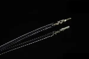 Darkside 12" (30cm) Male-Female Pre-Sleeved ATX and PCI-E Wire â Graphite Metallic (DS-0806)
