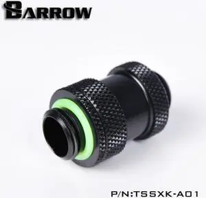 Barrow G1/4" Adjustable Aqua Link Pipe (22-31mm), Black