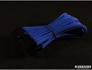 Darkside 24-Pin ITX 7" (20cm) HSL Single Braid Extension Cable - Blue (DS-0635)